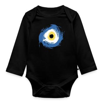 Nazar - Organic Longsleeve Baby Bodysuit - black - Front