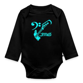 Jazz Bass Guitar Neon Color - Baby Bio-Langarm-Body - Schwarz - Vorne
