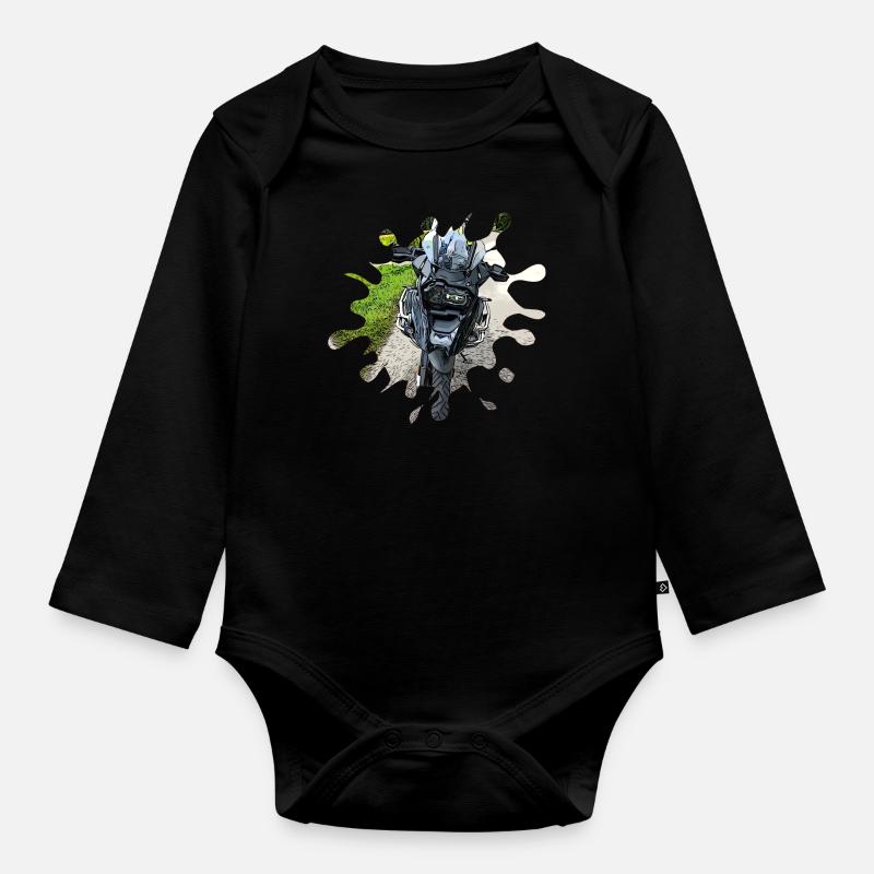 GS schwarz - Baby Bio-Langarm-Body - Schwarz