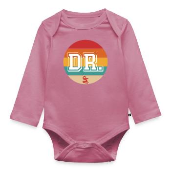 Doctor - Organic Longsleeve Baby Bodysuit - mauve - Front