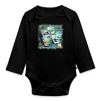 Ever Sleeping Love - Baby Bio-Langarm-Body - Schwarz - Vorne