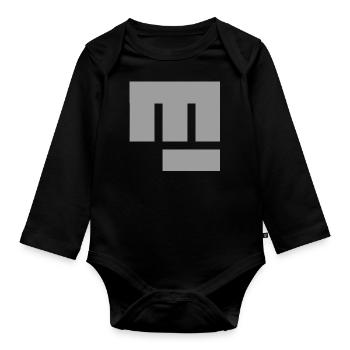 Coup de poing - Body Bébé bio manches longues - noir - Devant