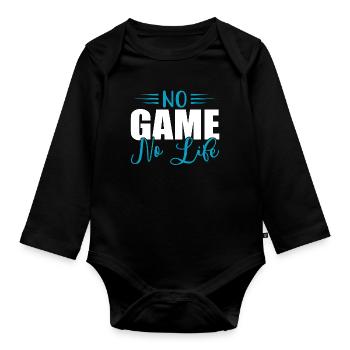 No Game No LIfe - Baby Bio-Langarm-Body - Schwarz - Vorne