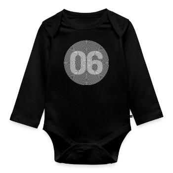 06 - Baby Bio-Langarm-Body - Schwarz - Vorne
