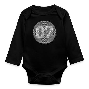 07 - Baby Bio-Langarm-Body - Schwarz - Vorne
