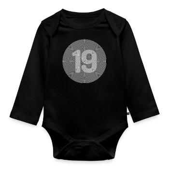 19 - Baby Bio-Langarm-Body - Schwarz - Vorne