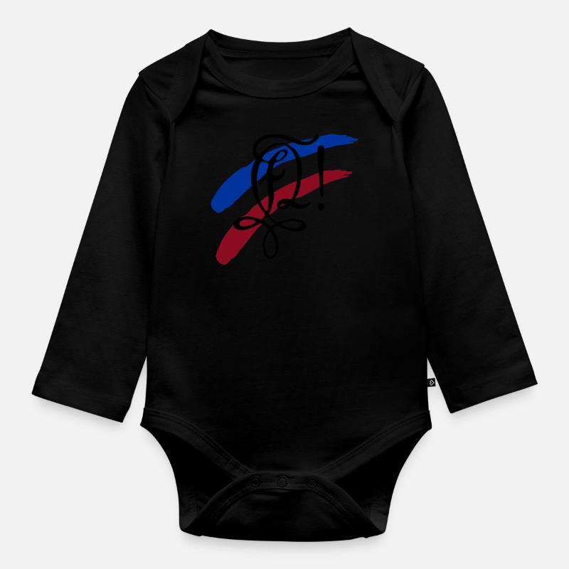 WOLA 1 - Body Bébé bio manches longues - noir
