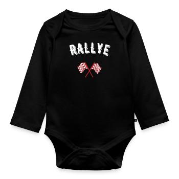 Rallye - Baby Bio-Langarm-Body - Schwarz - Vorne