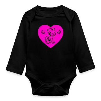Bébé - Body Bébé bio manches longues - noir - Devant