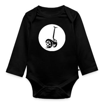 E-Scooter E-Roller Scooter - Body Bébé bio manches longues - noir - Devant