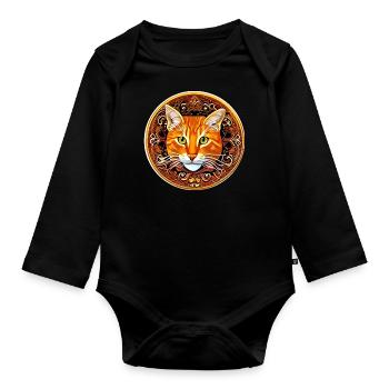test - Baby Bio-Langarm-Body - Schwarz - Vorne