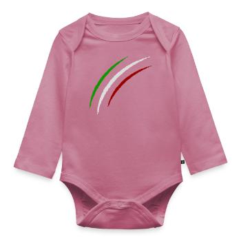 Claws Italy - Organic Longsleeve Baby Bodysuit - mauve - Front
