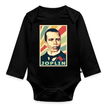 Scott Joplin Vintage Colores - Body Bébé bio manches longues - noir - Devant