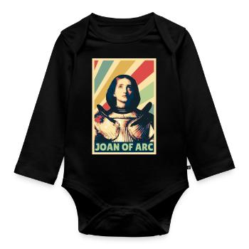 Joan of Arc Vintage Colores - Body Bébé bio manches longues - noir - Devant