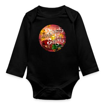 Abschlussfeier 2024 Abiturfeier - Baby Bio-Langarm-Body - Schwarz - Vorne