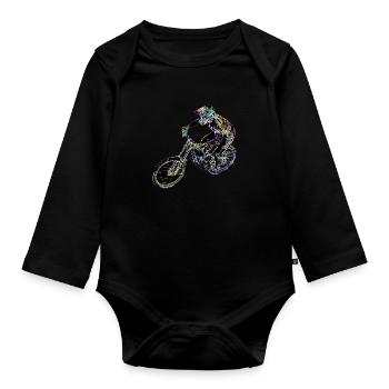 MTB MTB Downhill - Baby Bio-Langarm-Body - Schwarz - Vorne