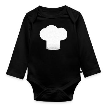 Toque - Organic Longsleeve Baby Bodysuit - black - Front