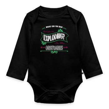 Night Sky Awesome Astronomy Gifts Present Idea - Body Bébé bio manches longues - noir - Devant