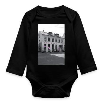Copenhagen - Organic Longsleeve Baby Bodysuit - black - Front