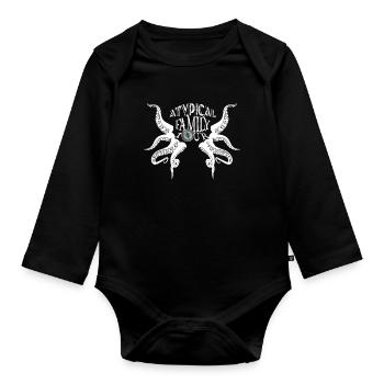 A.F.T Kraken - Organic Longsleeve Baby Bodysuit - black - Front