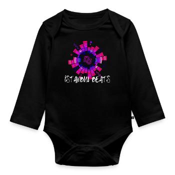 Istanbul Sound Design - Baby Bio-Langarm-Body - Schwarz - Vorne