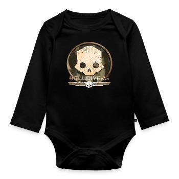 Computer-PC-Spieltechnologie Gamer-Gaming Modern - Baby Bio-Langarm-Body - Schwarz - Vorne