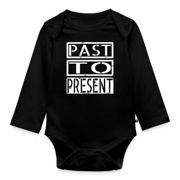 continuous transformation cool creating memories - Baby Bio-Langarm-Body - Schwarz - Vorne