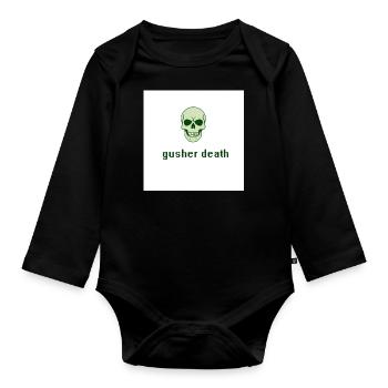 Gesunder Tod - Baby Bio-Langarm-Body - Schwarz - Vorne