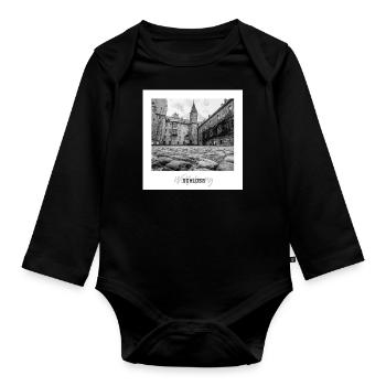 Schloss Wolfsburg - Baby Bio-Langarm-Body - Schwarz - Vorne