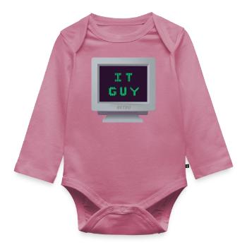 CRT - Informatik - Baby Bio-Langarm-Body - Mauve - Vorne
