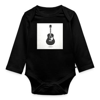 Die einfache Schönheit der Akustikgitarre - Baby Bio-Langarm-Body - Schwarz - Vorne