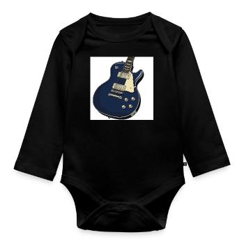 E-Gitarre - Bank - Rock - Rock 'n' Roll - Vintage - Baby Bio-Langarm-Body - Schwarz - Vorne