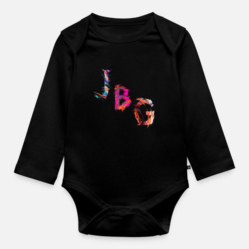 JBG - Organic Longsleeve Baby Bodysuit - black