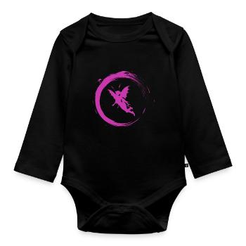 Fee - Baby Bio-Langarm-Body - Schwarz - Vorne