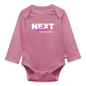 Next Level with SCHEISSEGAL - Baby Bio-Langarm-Body - Mauve - Vorne