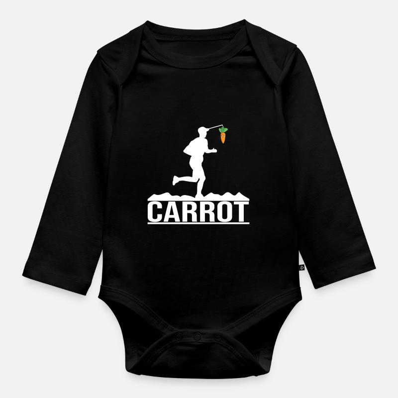 Marathon - Baby Bio-Langarm-Body - Schwarz