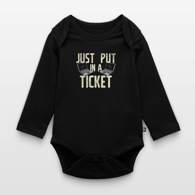 Mettez simplement un ticket pour le service d'assistance et le support technique Body Bébé bio manches longues