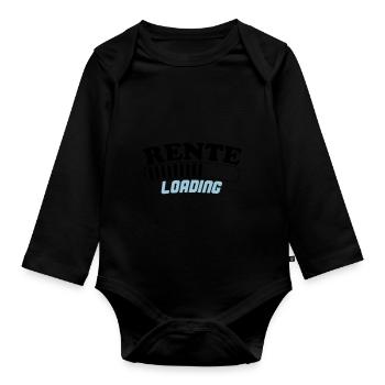 rente loading 02 - Baby Bio-Langarm-Body - Schwarz - Vorne