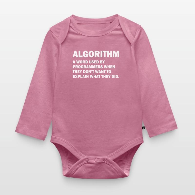 Algorithm Admin Informatik Nerd Programming Baby Bio-Langarm-Body