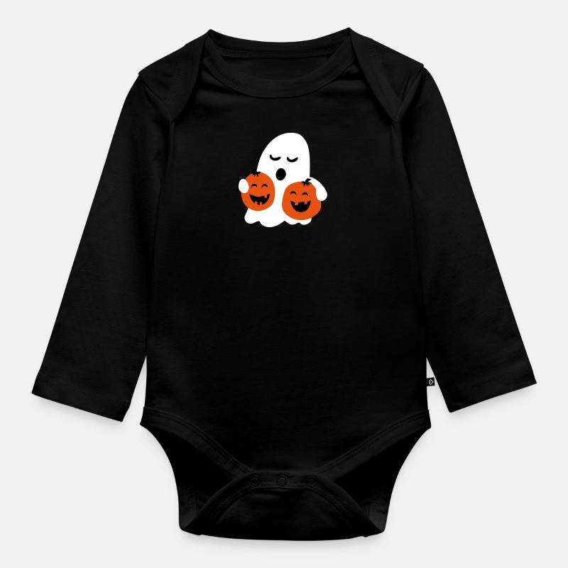 cute halloween - Body Bébé bio manches longues - noir
