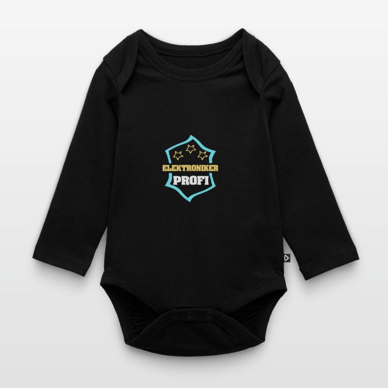 Gift for Electronics Technician Organic Longsleeve Baby Bodysuit