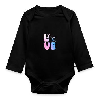Clôture Clôture - Body Bébé bio manches longues - noir - Devant