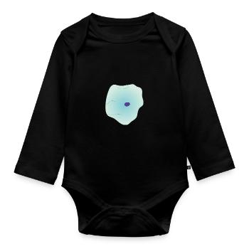 Zytologie und Zellen - Baby Bio-Langarm-Body - Schwarz - Vorne