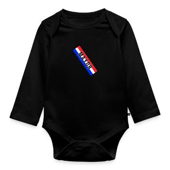 Mayor Sash Costume - Mayor - Baby Bio-Langarm-Body - Schwarz - Vorne