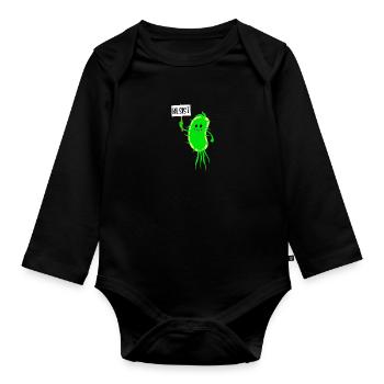 Microbiology Virus Gene Biology Teacher - Baby Bio-Langarm-Body - Schwarz - Vorne