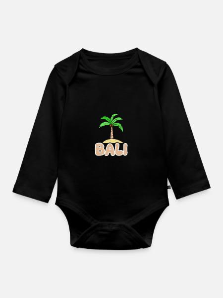 Bali Bali - Baby Bio-Langarm-Body - Schwarz