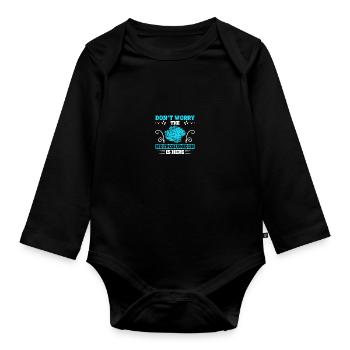 Neurologist Neurosurgery Neurosurgeon - Organic Longsleeve Baby Bodysuit - black - Front