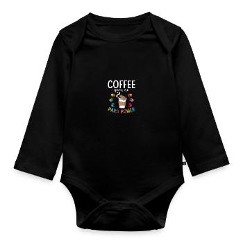 Assistant Teacher Paraprofessional Paraeducator - Organic Longsleeve Baby Bodysuit - black - Front