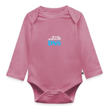 Computer Network Technology Network Engineer - Organic Longsleeve Baby Bodysuit - mauve - Front