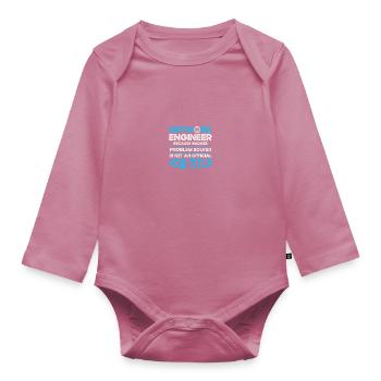Computer Network Technology Network Engineer - Organic Longsleeve Baby Bodysuit - mauve - Front